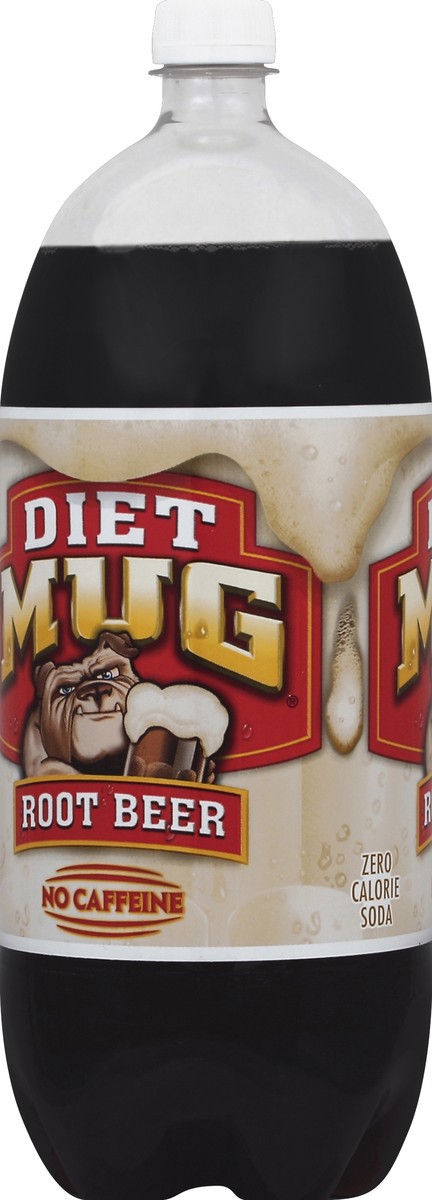 slide 3 of 4, Mug Zero Sugar Soda Root Beer 2 Liter, 2.10 qt