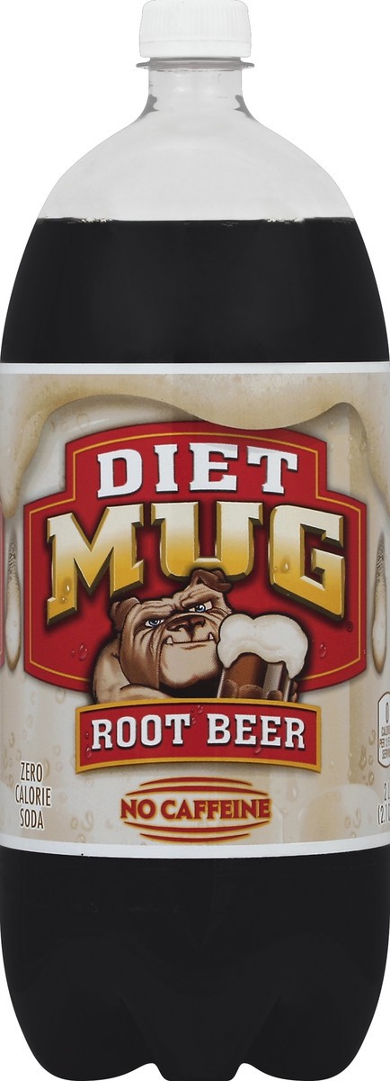 slide 4 of 4, Mug Zero Sugar Soda Root Beer 2 Liter, 2.10 qt
