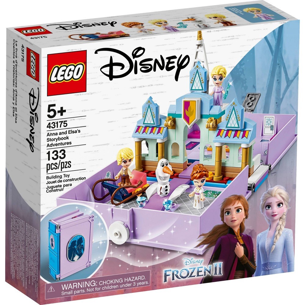 slide 4 of 7, LEGO Disney Anna and Elsa's Storybook Adventures Princess Building Playset 43175, 133 ct