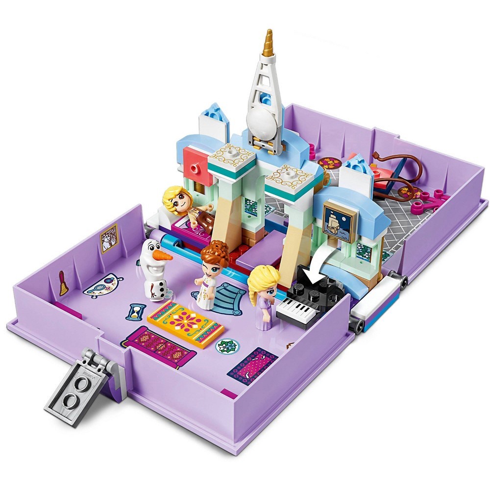 slide 7 of 7, LEGO Disney Anna and Elsa's Storybook Adventures Princess Building Playset 43175, 133 ct