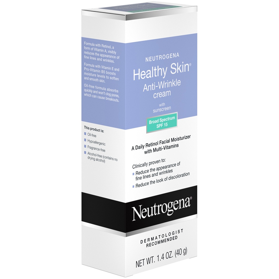 slide 2 of 6, Neutrogena Healthy Skin Antiwrinkle Cream with SPF 15 Sunscreen, 1.4 oz