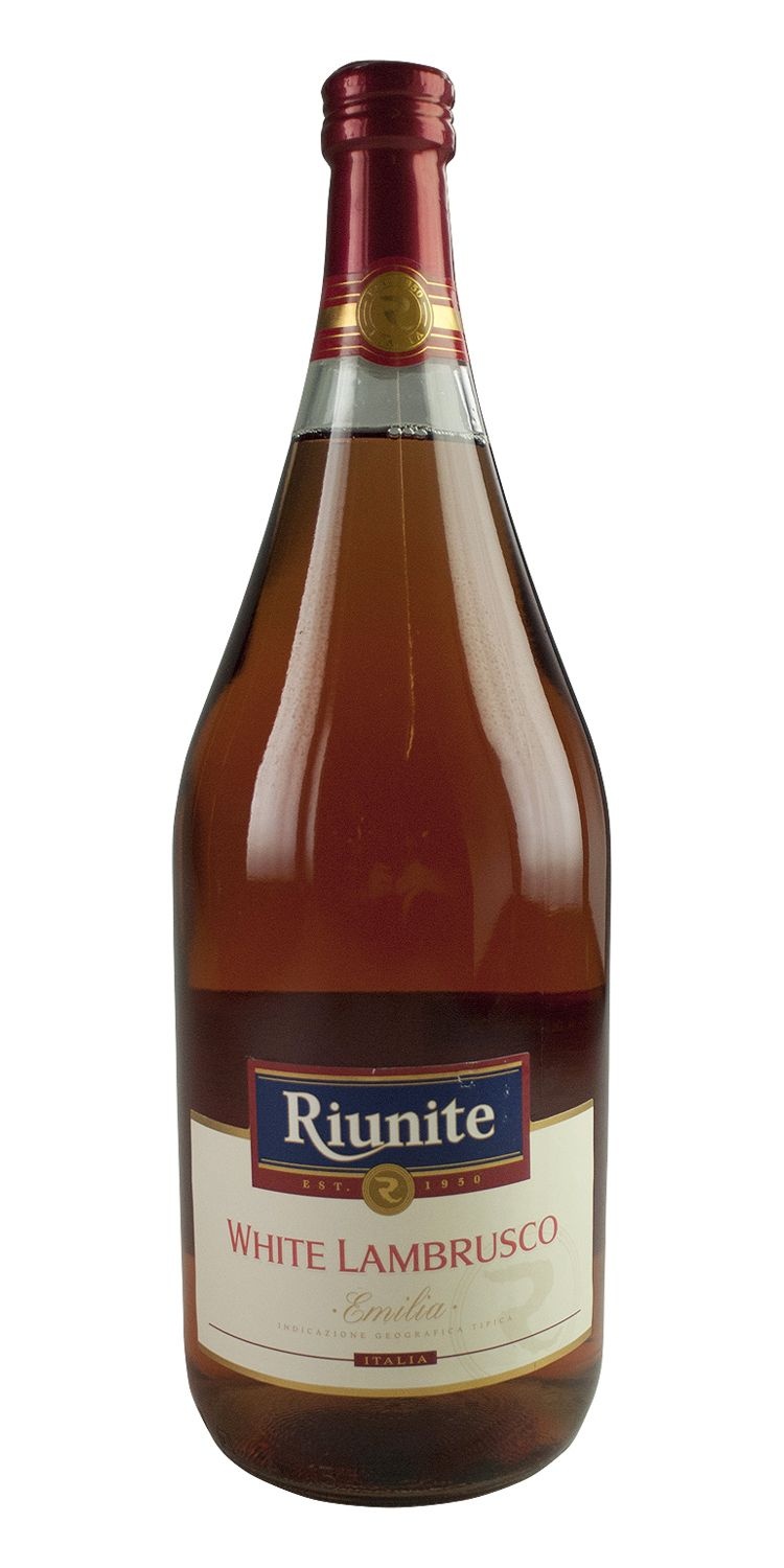 slide 1 of 1, Riunite White Lambrusco Wine, 1.5 liter