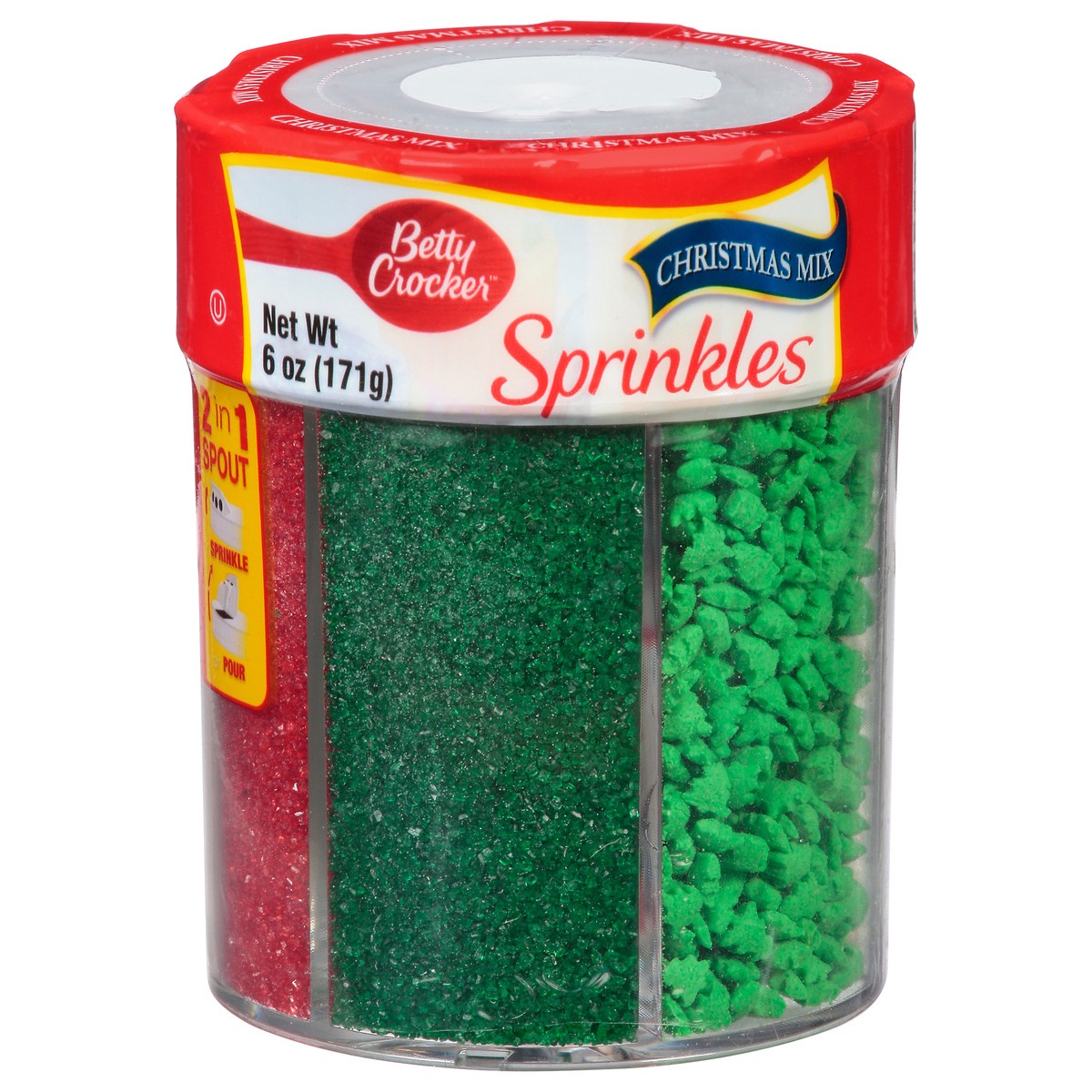 slide 2 of 13, Betty Crocker Christmas Mix Sprinkles 6 oz, 1 ct