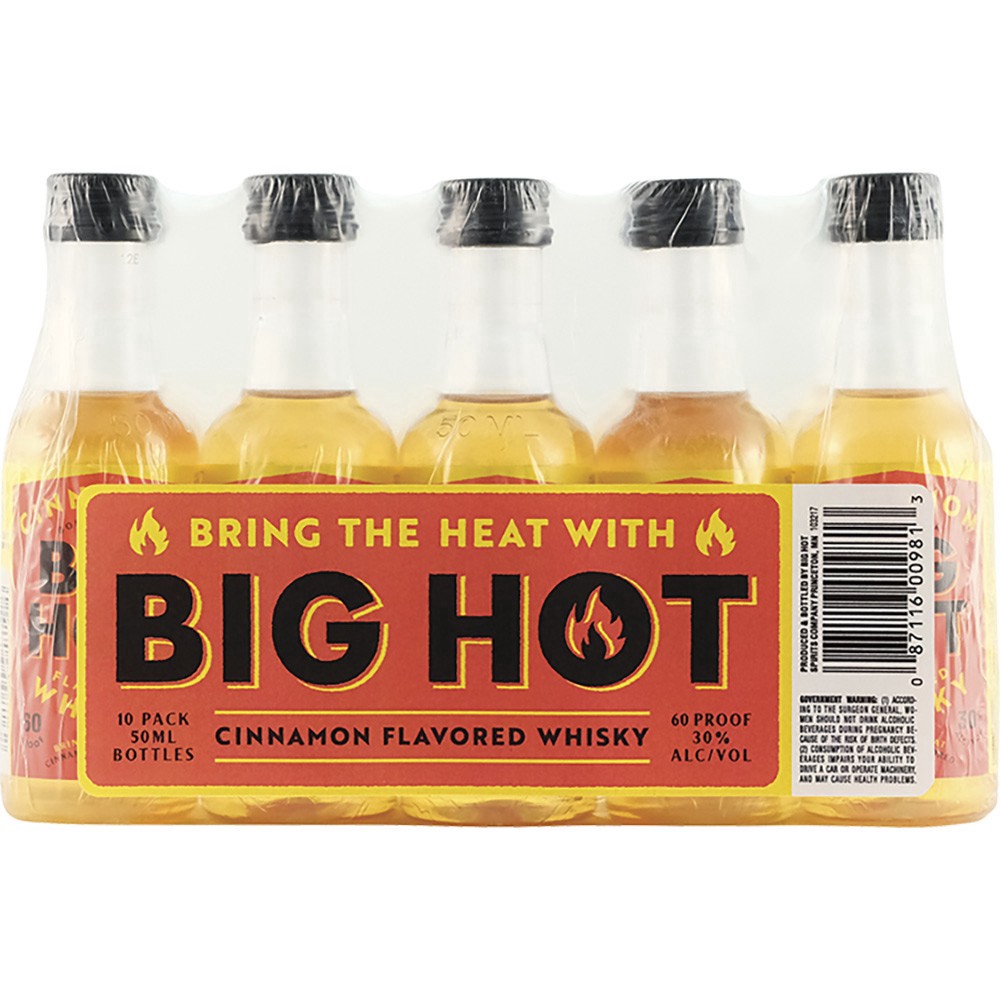 slide 1 of 1, Big Hot Cinnamon Whisky Pack, 50 ml