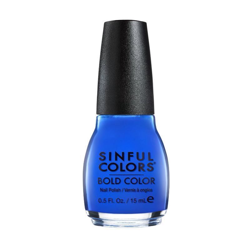slide 1 of 14, Sinful Colors Bold Color Nail Polish - Endless Blue - 0.5 fl oz, 0.5 fl oz