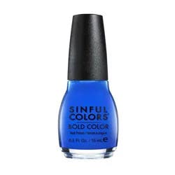 Sinful Colors Bold Color Nail Polish - Endless Blue - 0.5 fl oz