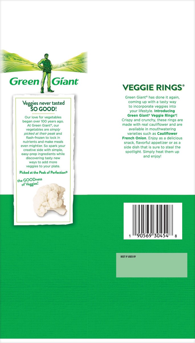 slide 2 of 5, Green Giant Crispy & Crunchy Cauliflower French Onion Veggie Rings 12 oz, 12 oz