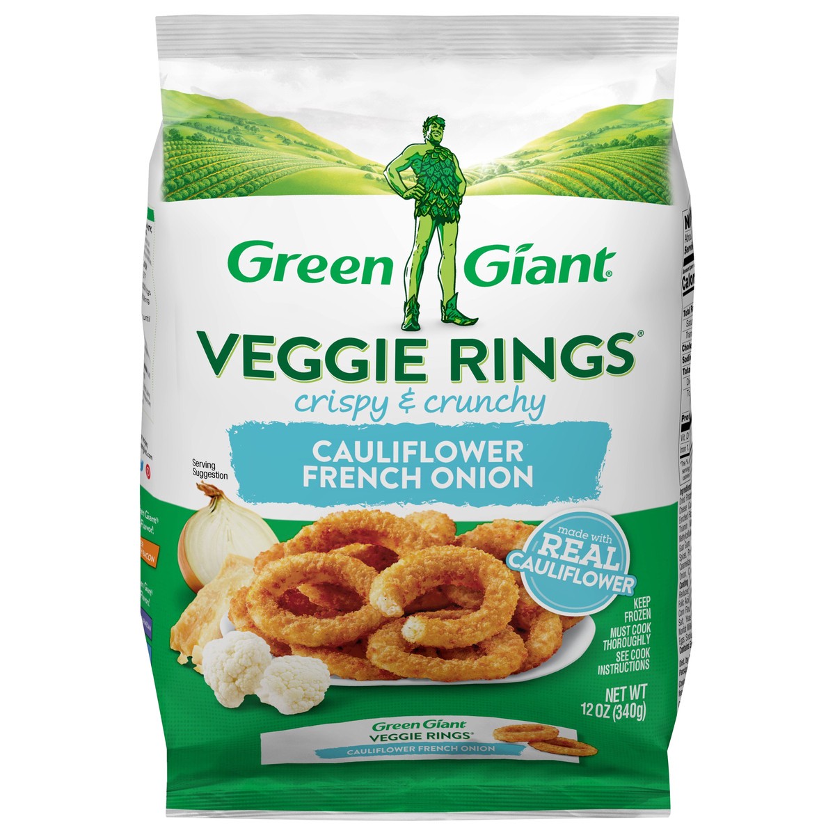 slide 1 of 5, Green Giant Crispy & Crunchy Cauliflower French Onion Veggie Rings 12 oz, 12 oz