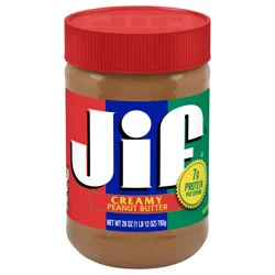Jif Creamy Peanut Butter, 28-Ounce Jar
