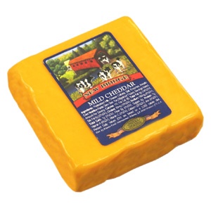 slide 1 of 1, New Bridge Mild Cheddar Cheese, per lb