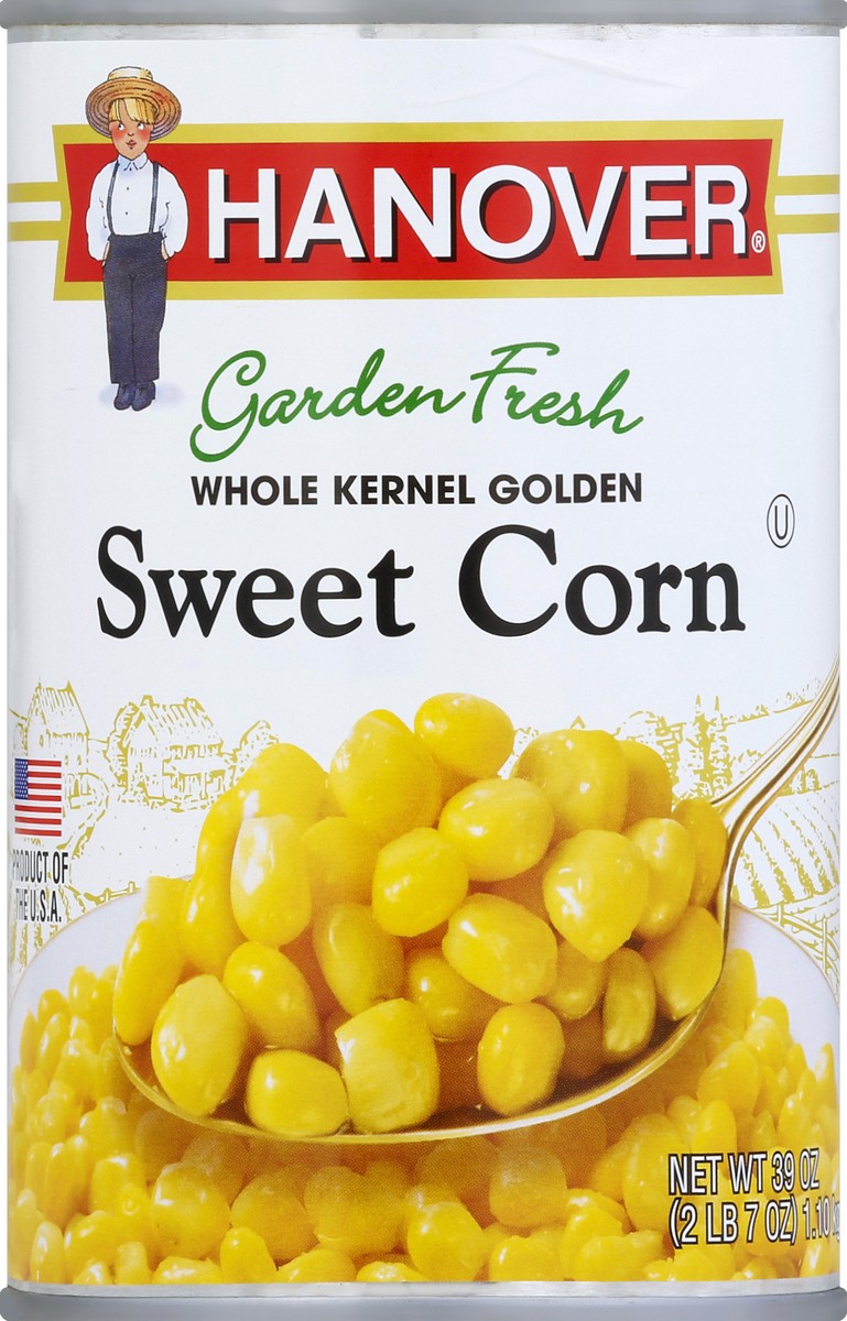 slide 2 of 2, Hanover Garden Fresh Whole Kernel Golden Sweet Corn, 39 oz