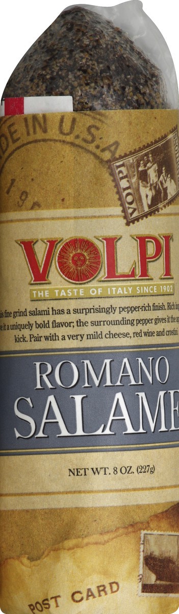 slide 1 of 6, Volpi Peppered Salame Chub 8 oz, 8 oz