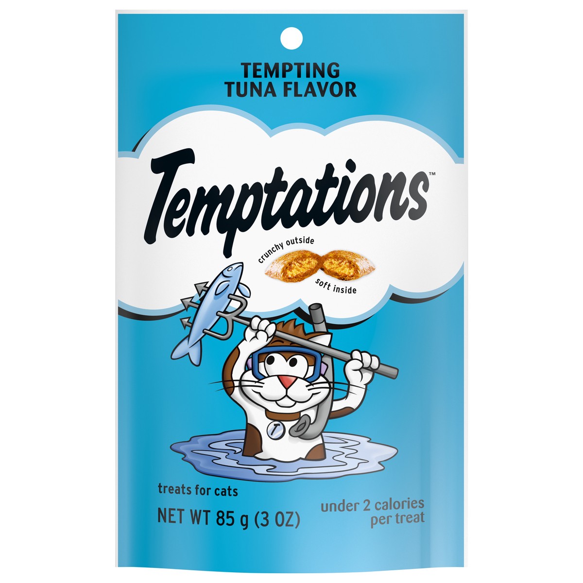 slide 2 of 15, Temptations Tempting Tuna Flavor Treats for Cats 3 oz, 3 oz