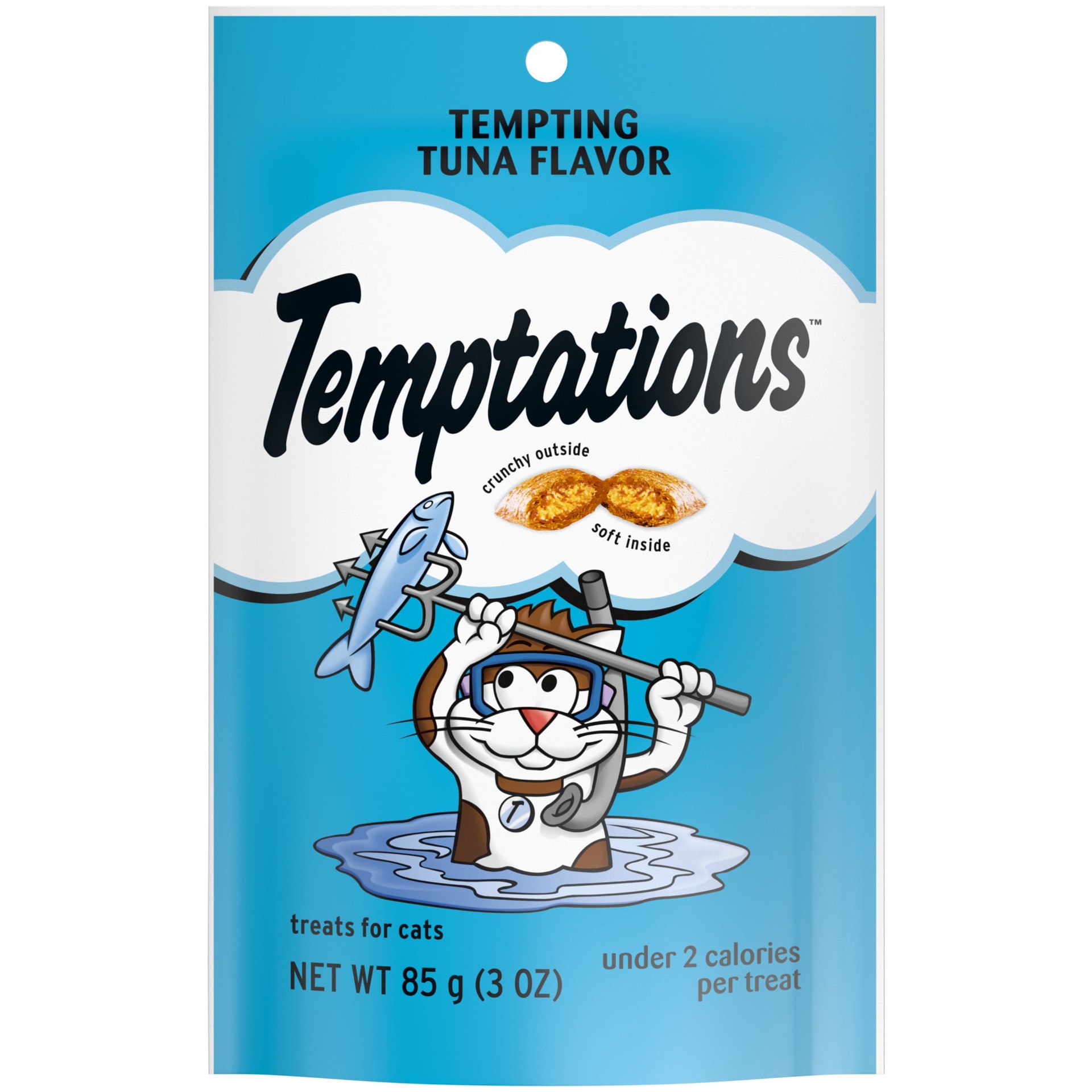 slide 1 of 15, Temptations Tempting Tuna Flavor Treats for Cats 3 oz, 3 oz