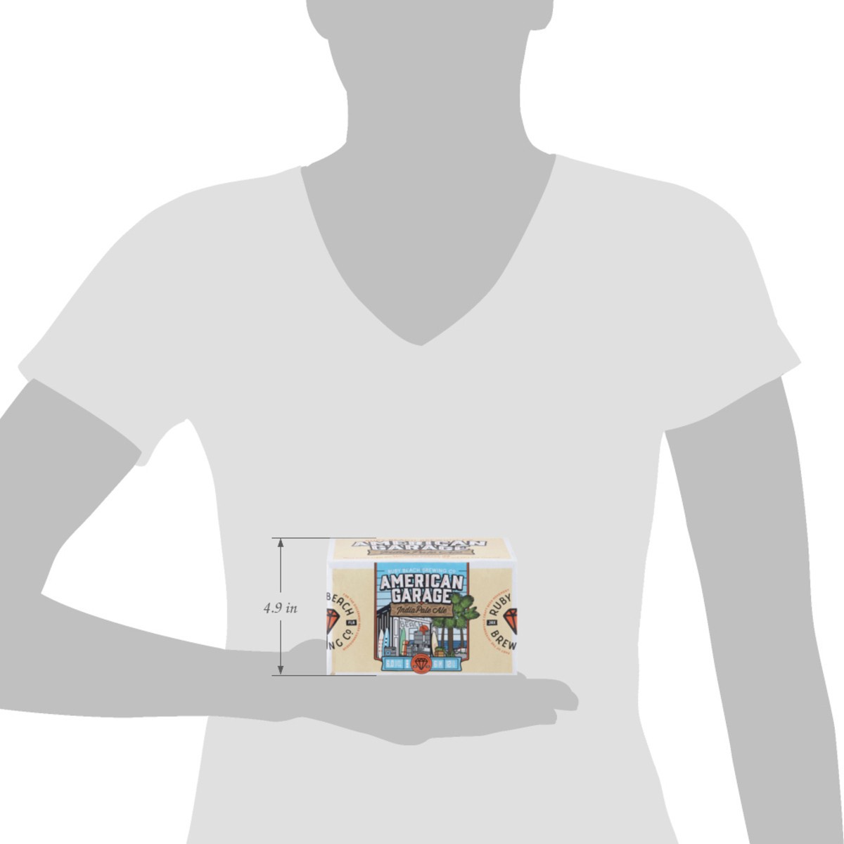 slide 11 of 13, Ruby Beach Brewing Co India Pale Ale American Garage Beer 6 - 12 fl oz Cans, 12 oz