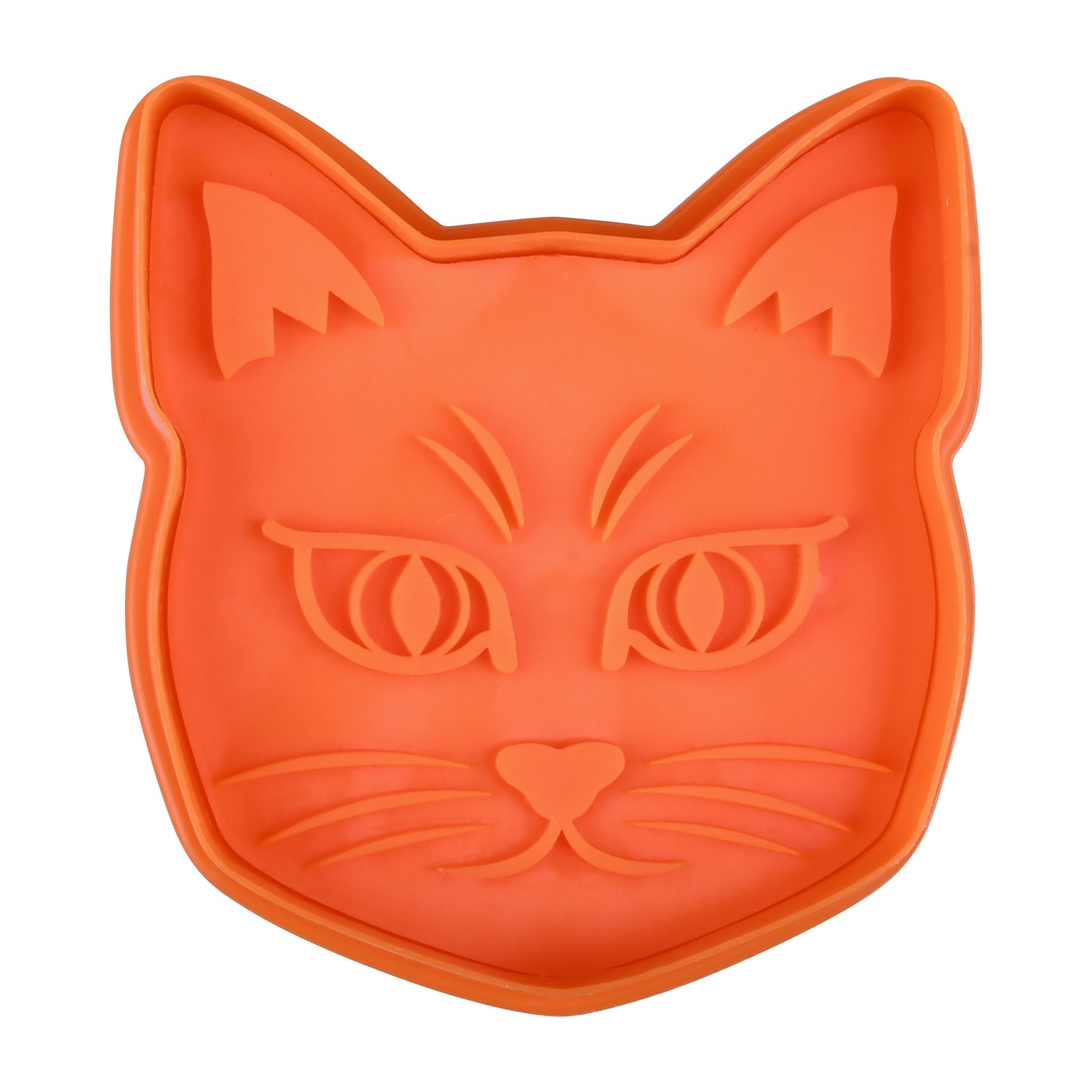 slide 4 of 4, 3" Cat Cookie Stamper By Makery, 3 in