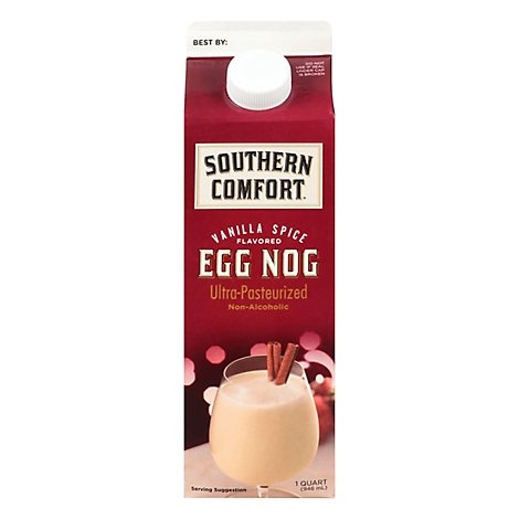 slide 1 of 1, Southern Comfort Egg Nog Ultra Pasteurized Vanilla Spice 1 Quart - 946 Ml, 946 ml