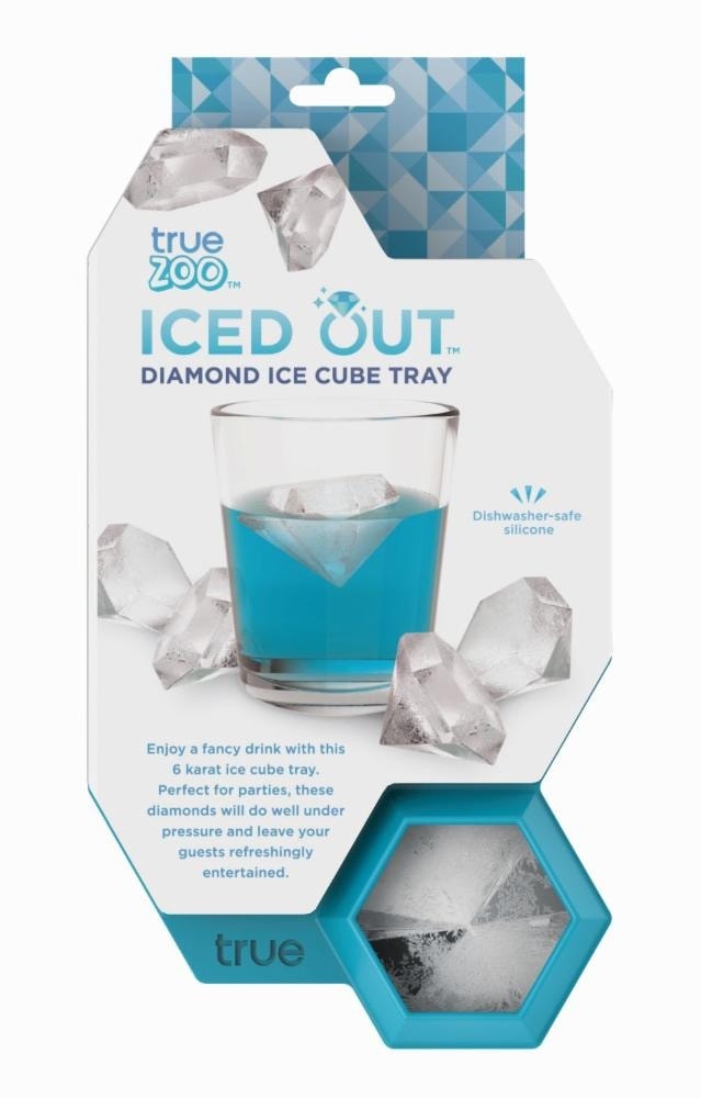 slide 1 of 1, true Iced Out Diamond Ice Cube Tray, 1 ct