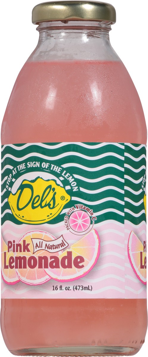 slide 8 of 14, Del's All Natural Pink Lemonade - 16 fl oz, 16 fl oz