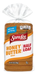 Sara Lee Honey Butter Bread, Half Loaf, 12 oz