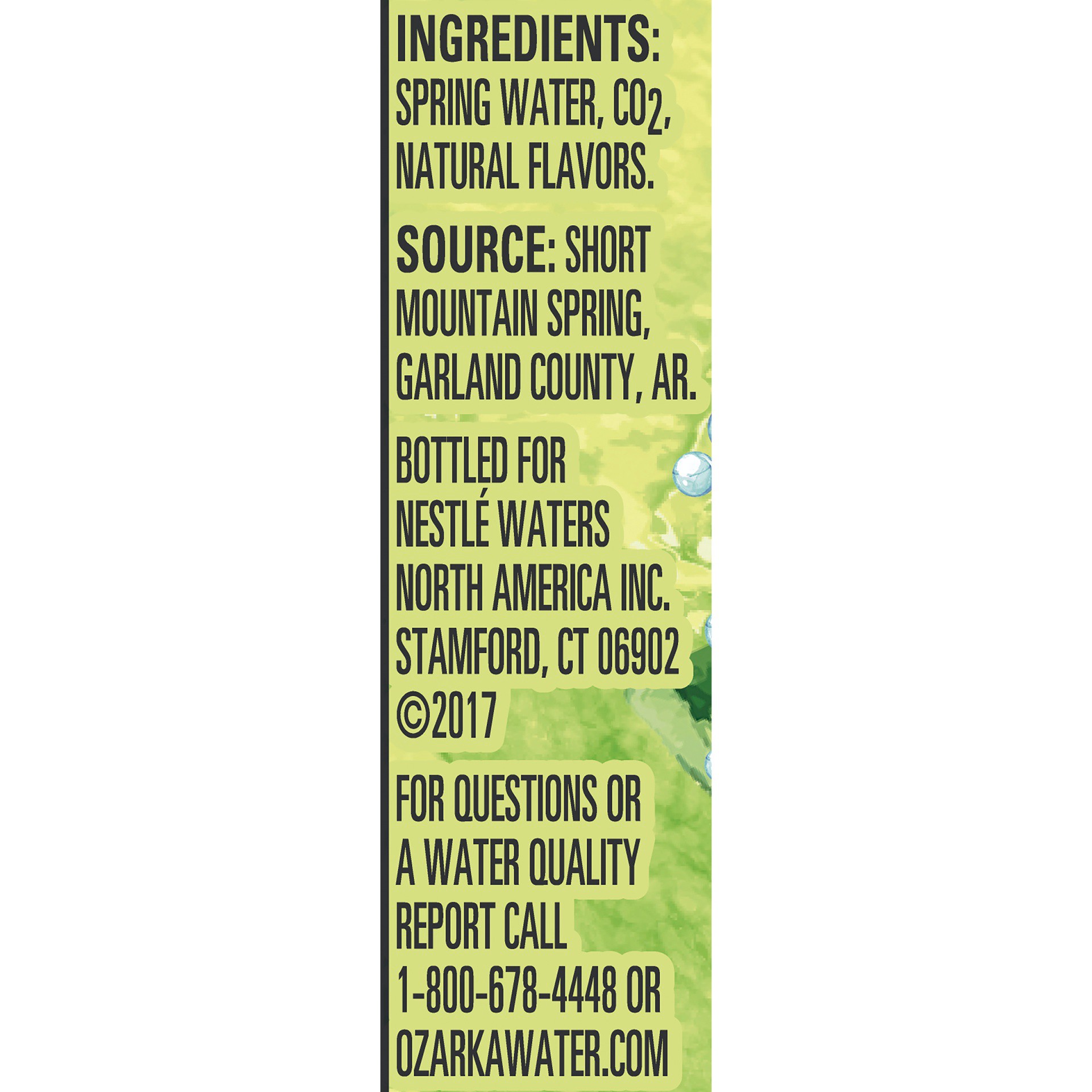 slide 3 of 6, Ozarka Sparkling Water, Zesty Lime- 33.8 oz, 33.8 oz