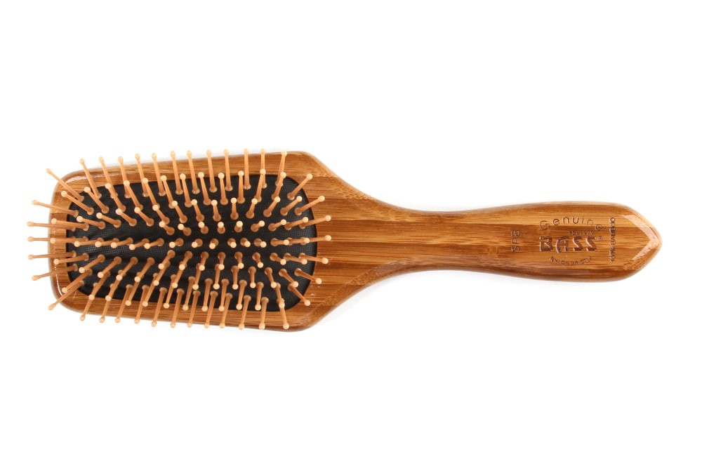slide 1 of 1, Bass Small Square Paddle Brush, 1 ct
