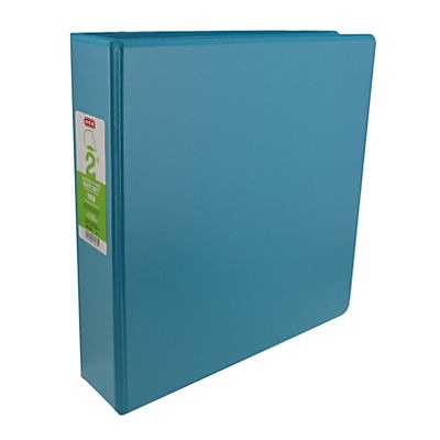 slide 1 of 1, H-E-B Blue Coconut Heavy Duty View Binder, 2 in