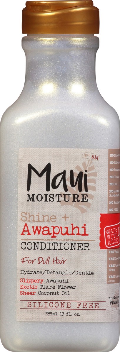 slide 6 of 9, Maui Moisture Shine + Awapuhi Conditioner 385 ml Bottle, 13 oz