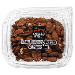 Harris Teeter Farmers Market Raw Almonds, Pecans & Pistachios
