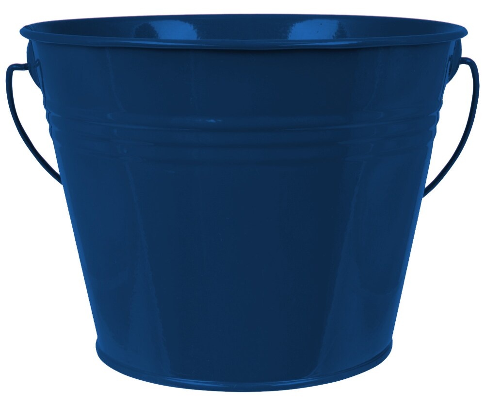 slide 1 of 1, Hd Designs Outdoors Painted Pail - Citro Blue, 18 oz