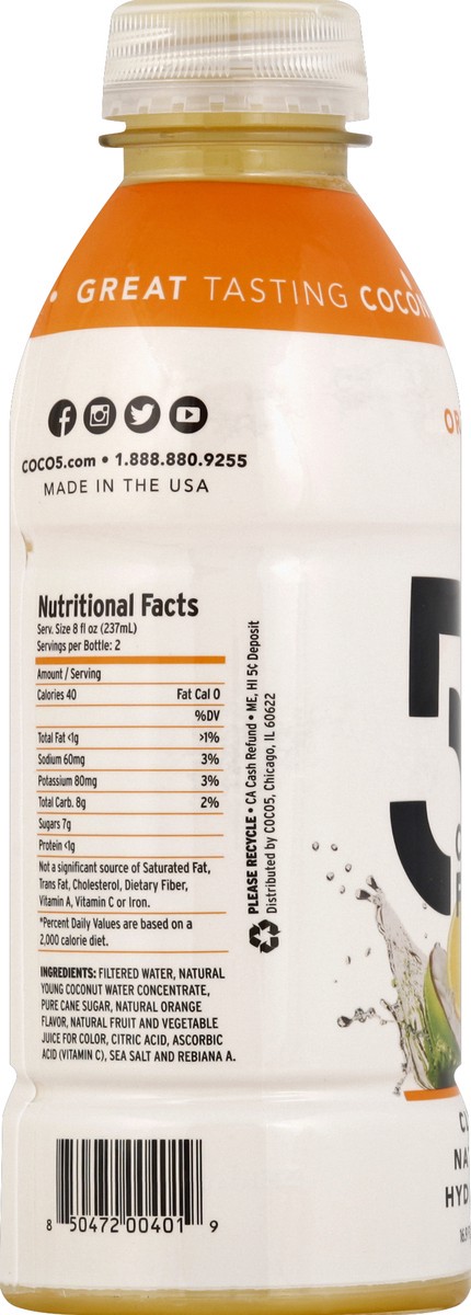 slide 3 of 4, Coco5 Coconut Water - 16.9 fl oz, 16.9 fl oz