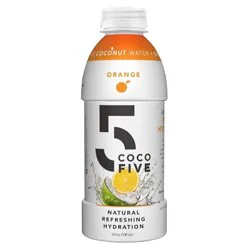 Coco5 Orange Coconut Water Drink 16.9 fl oz