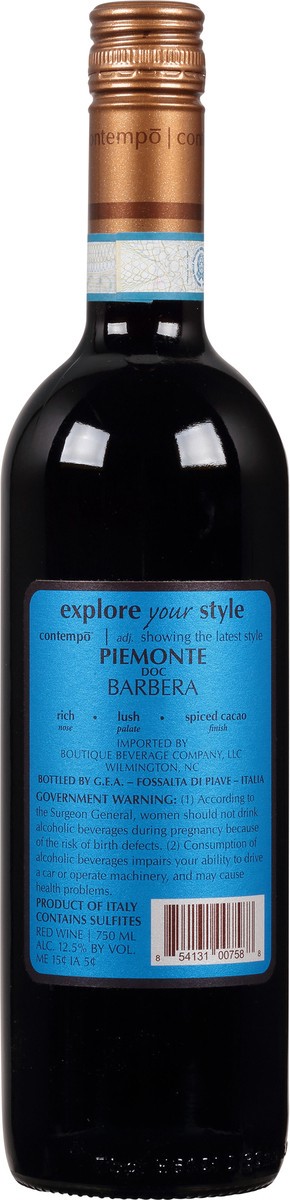 slide 2 of 9, Contempo Barbera 750 ml, 750 ml