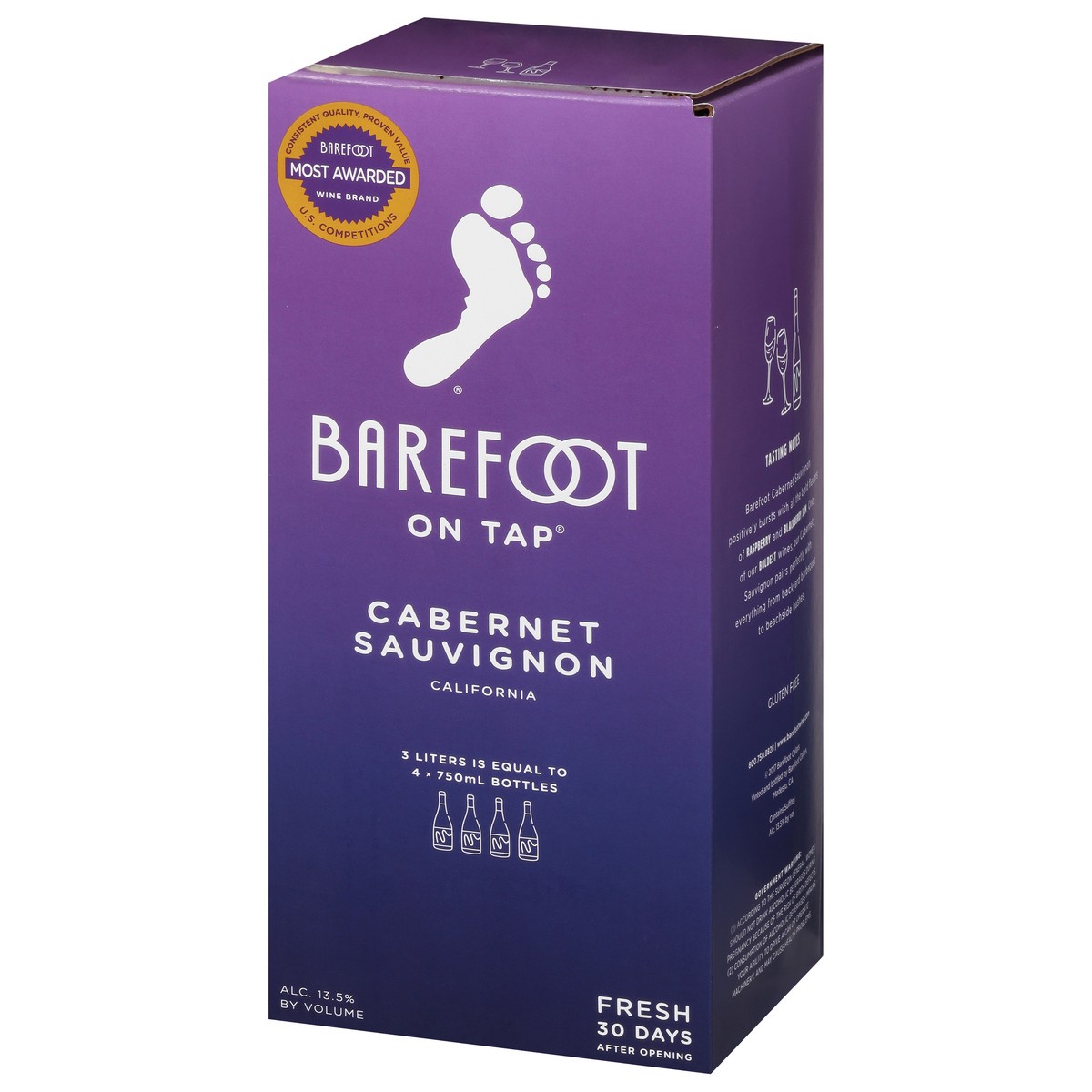 slide 8 of 9, Barefoot Red Wine, 101.4 fl oz