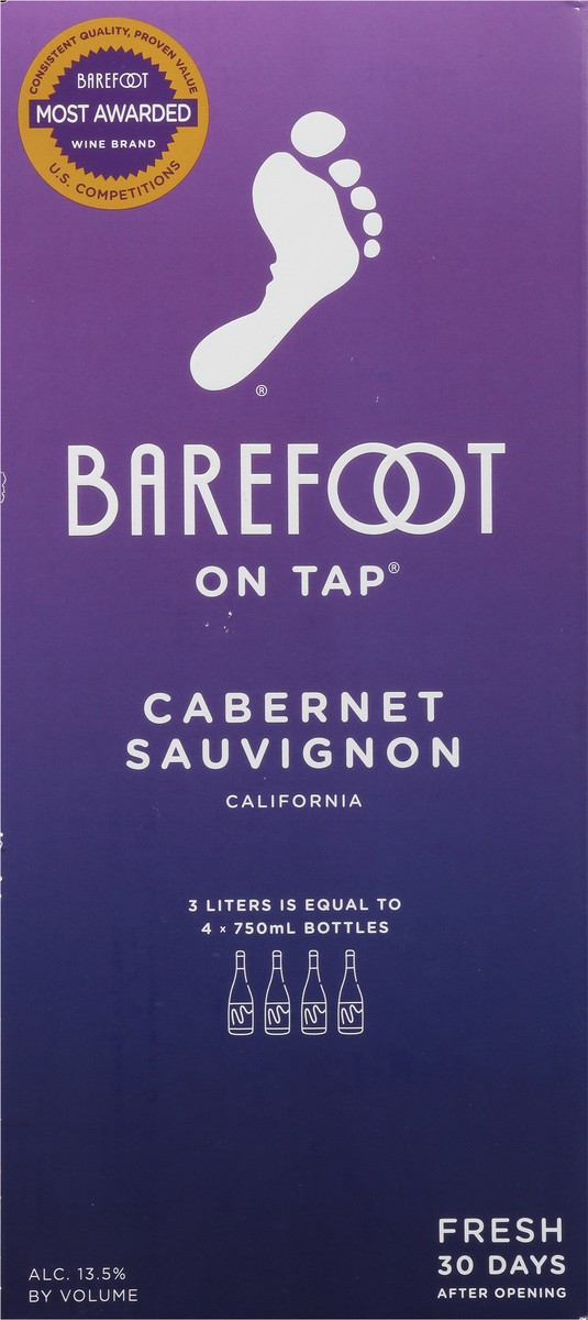 slide 5 of 9, Barefoot Red Wine, 101.4 fl oz