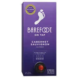 Barefoot Cellars On Tap Cabernet Sauvignon Red Wine 3L Box Wine