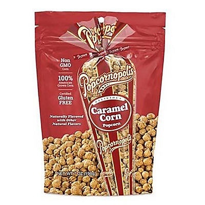 slide 1 of 1, Popcornopolis Caramel Popcorn, 7 oz