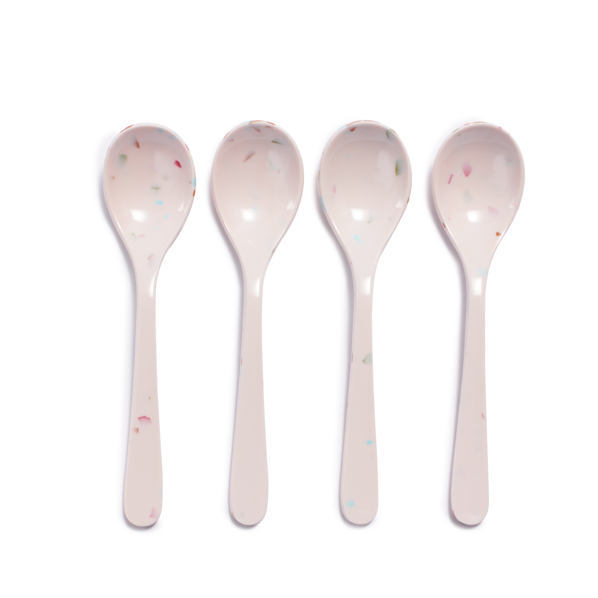 slide 1 of 1, Sur La Table Ice Cream Sprinkle Spoons, 4 ct