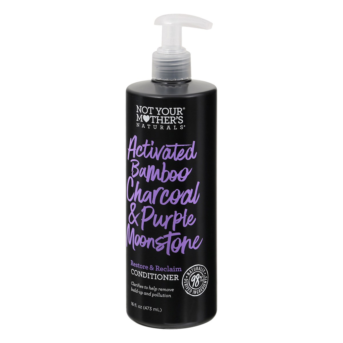 slide 7 of 11, Not Your Mother's Naturals Restore & Reclaim Activated Bamboo Charcoal & Purple Moonstone Conditioner 16 fl oz, 16 fl oz