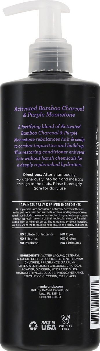 slide 10 of 11, Not Your Mother's Naturals Restore & Reclaim Activated Bamboo Charcoal & Purple Moonstone Conditioner 16 fl oz, 16 fl oz