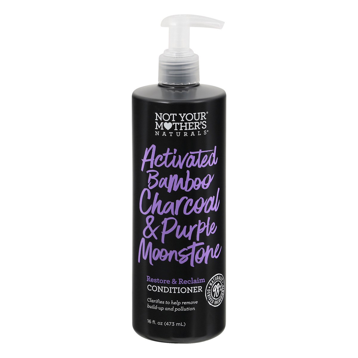 slide 1 of 11, Not Your Mother's Naturals Restore & Reclaim Activated Bamboo Charcoal & Purple Moonstone Conditioner 16 fl oz, 16 fl oz