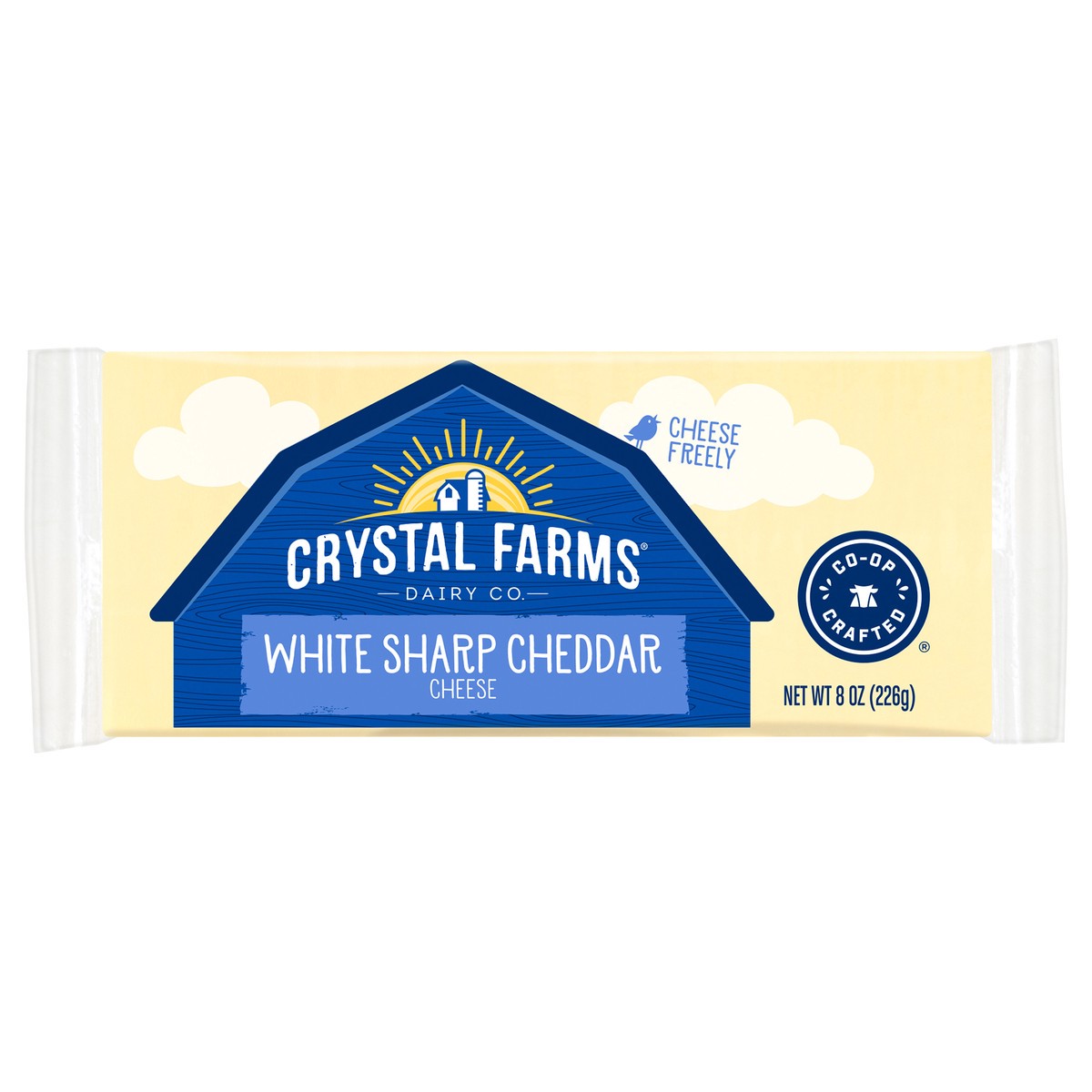 slide 1 of 6, Crystal Farms Cheese, 8 oz