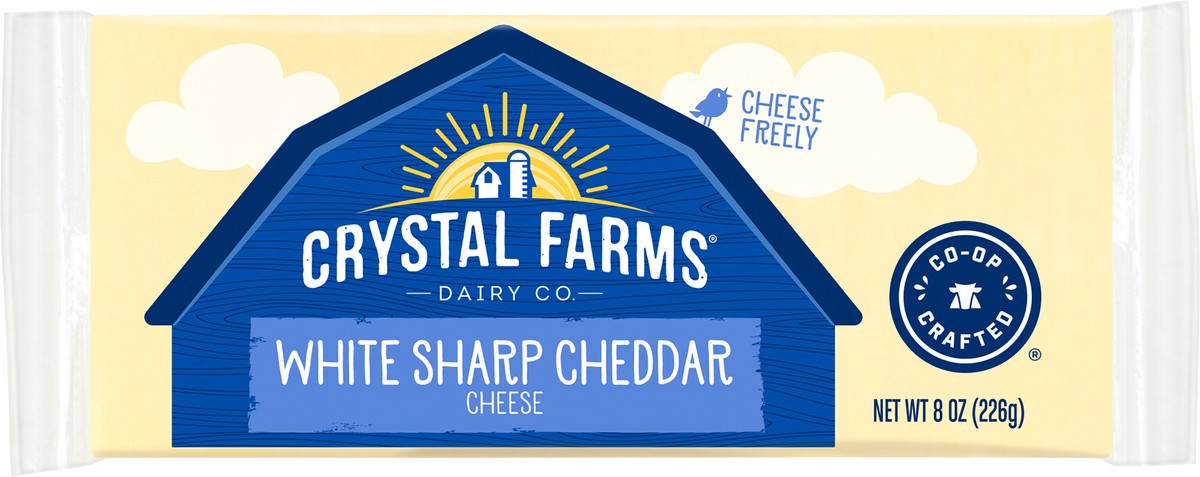 slide 1 of 6, Crystal Farms Cheese, 8 oz