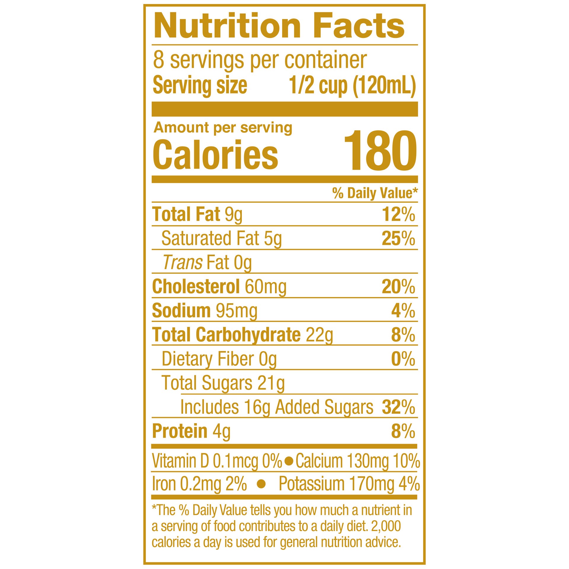 slide 3 of 3, Hood Golden Eggnog, 32 oz, 32 fl oz