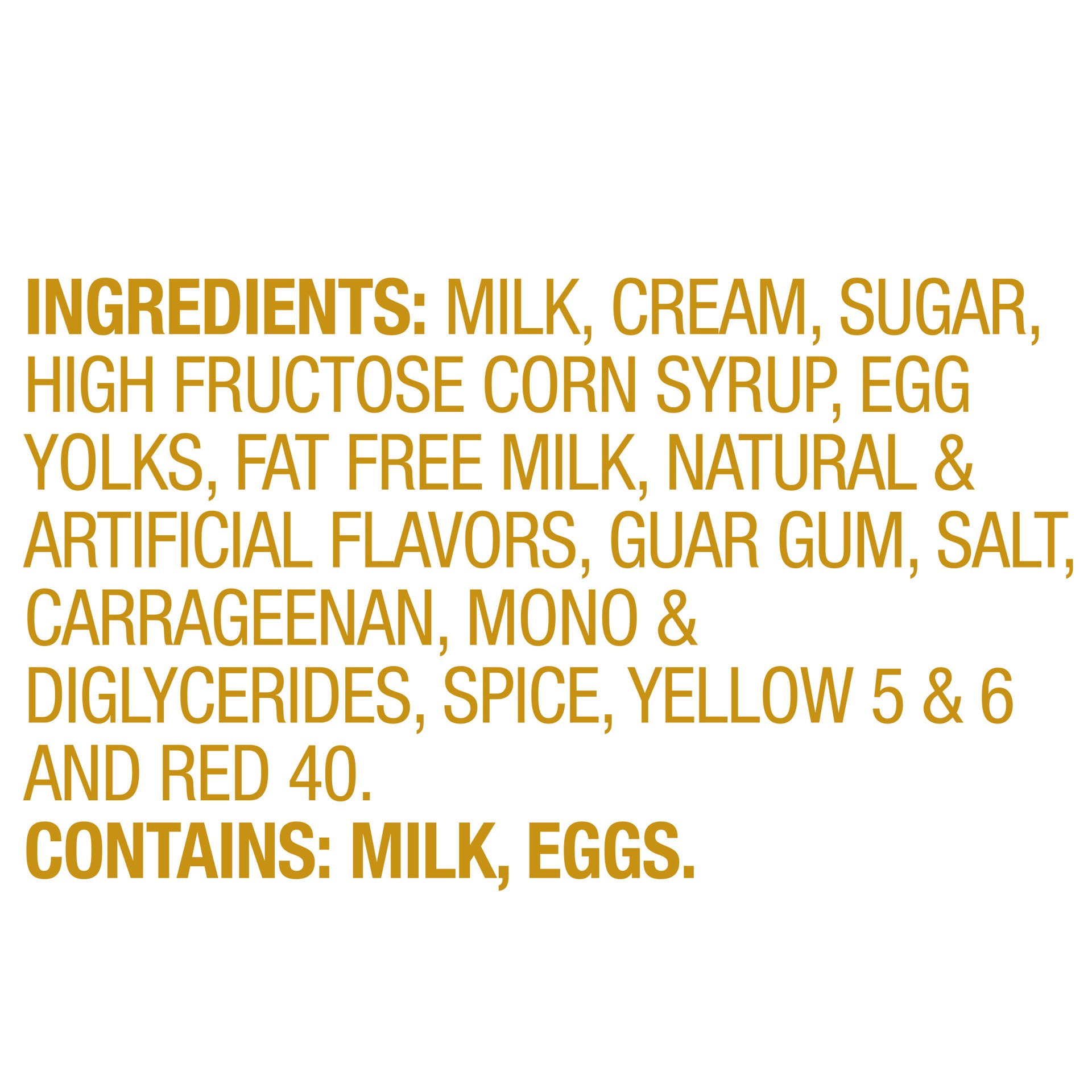 slide 2 of 3, Hood Golden Eggnog, 32 oz, 32 fl oz