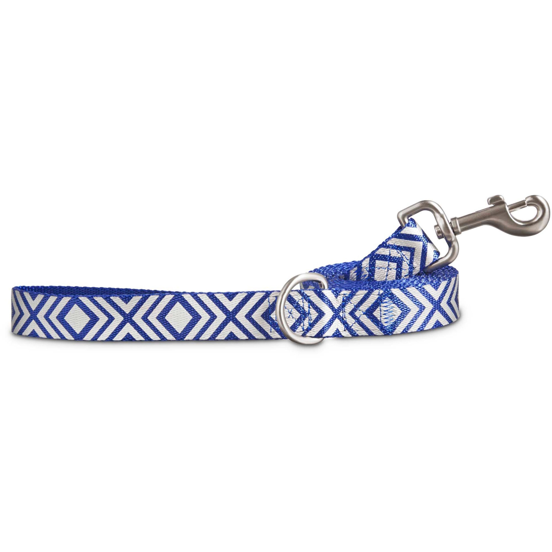 slide 1 of 1, Good2Go Reflective Blue Diamond Dog Leash, 1 ct