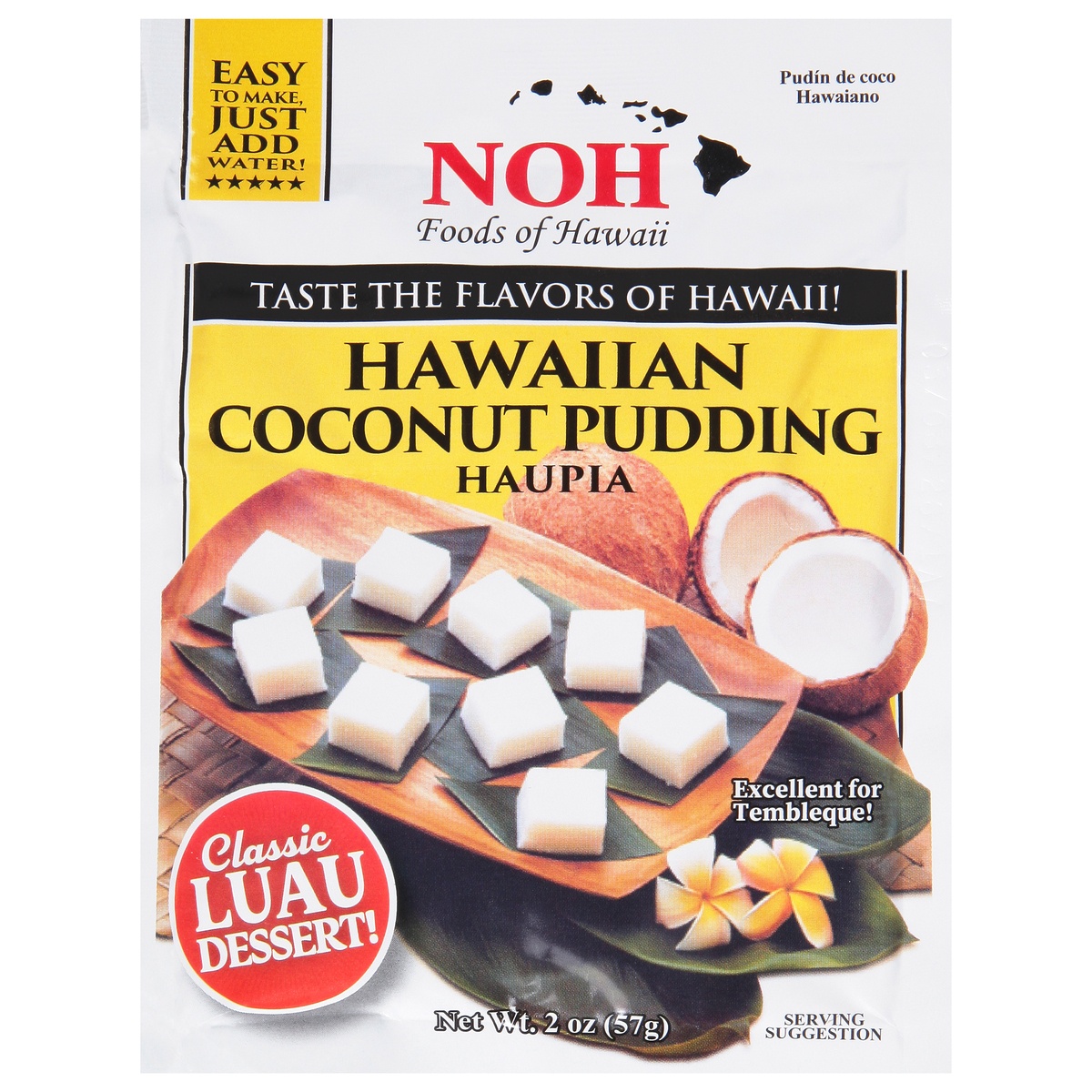 slide 1 of 1, NOH Hawaiian Coconut Pudding 2 oz, 2 oz