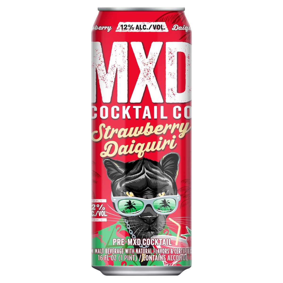 slide 1 of 7, MXD Cocktail Co. Strawberry Daiquiri Pre-Mixed Cocktail 16 oz, 16 oz