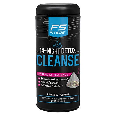 slide 1 of 1, Fitside 14 - Night Detox Cleanse, 14 ct