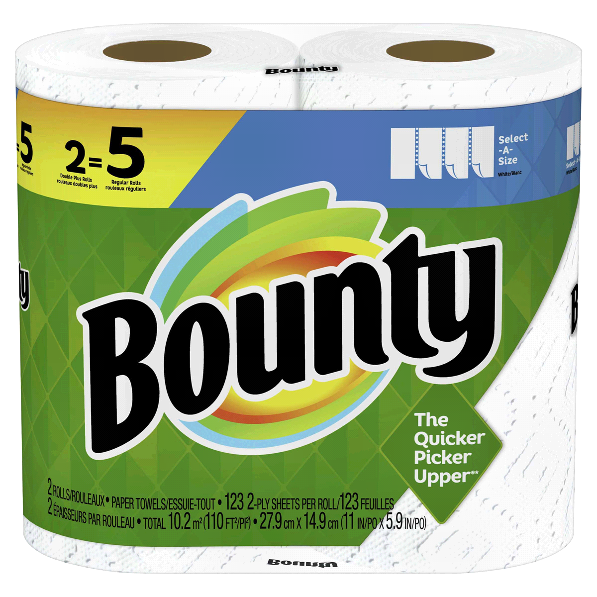 slide 1 of 1, Bounty Base Select-a-Size Paper Towels, 2 ct